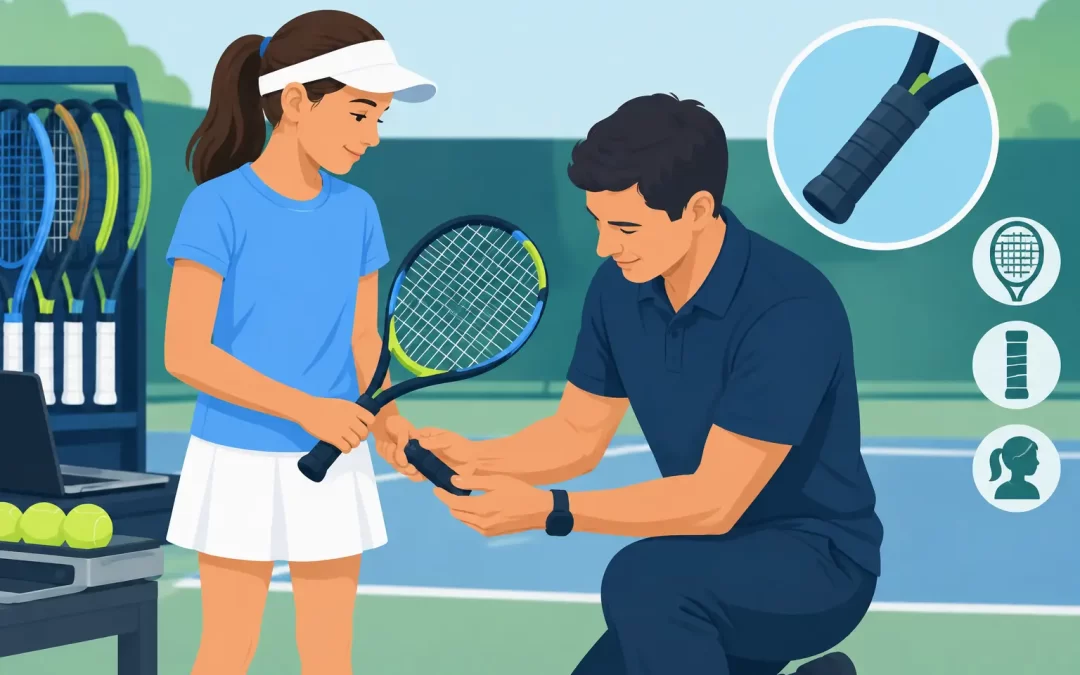 Junior Racquet Fitting Example for Better Tennis
